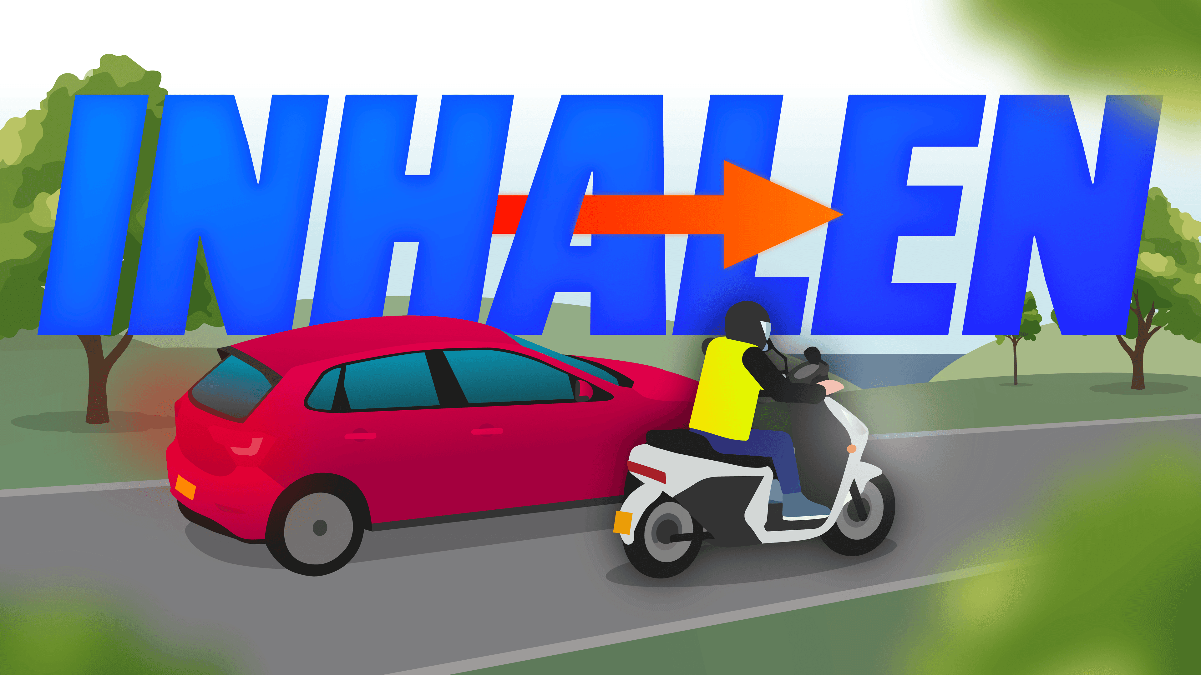 Inhalen met je scooter: zo houd je het veilig en volgens de regels